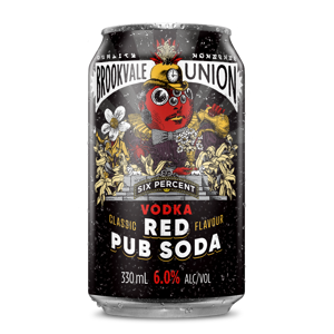 Vodka Red Pub Soda Six Percent - 330mL Can Vodka Red Pub Soda Six Percent - 330mL Can